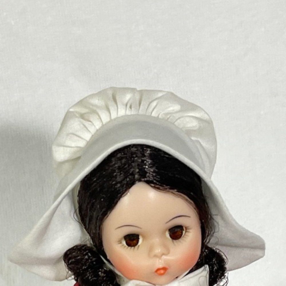 Madame Alexander restrung 8" Belgium doll with stand. - Picture 2 of 7